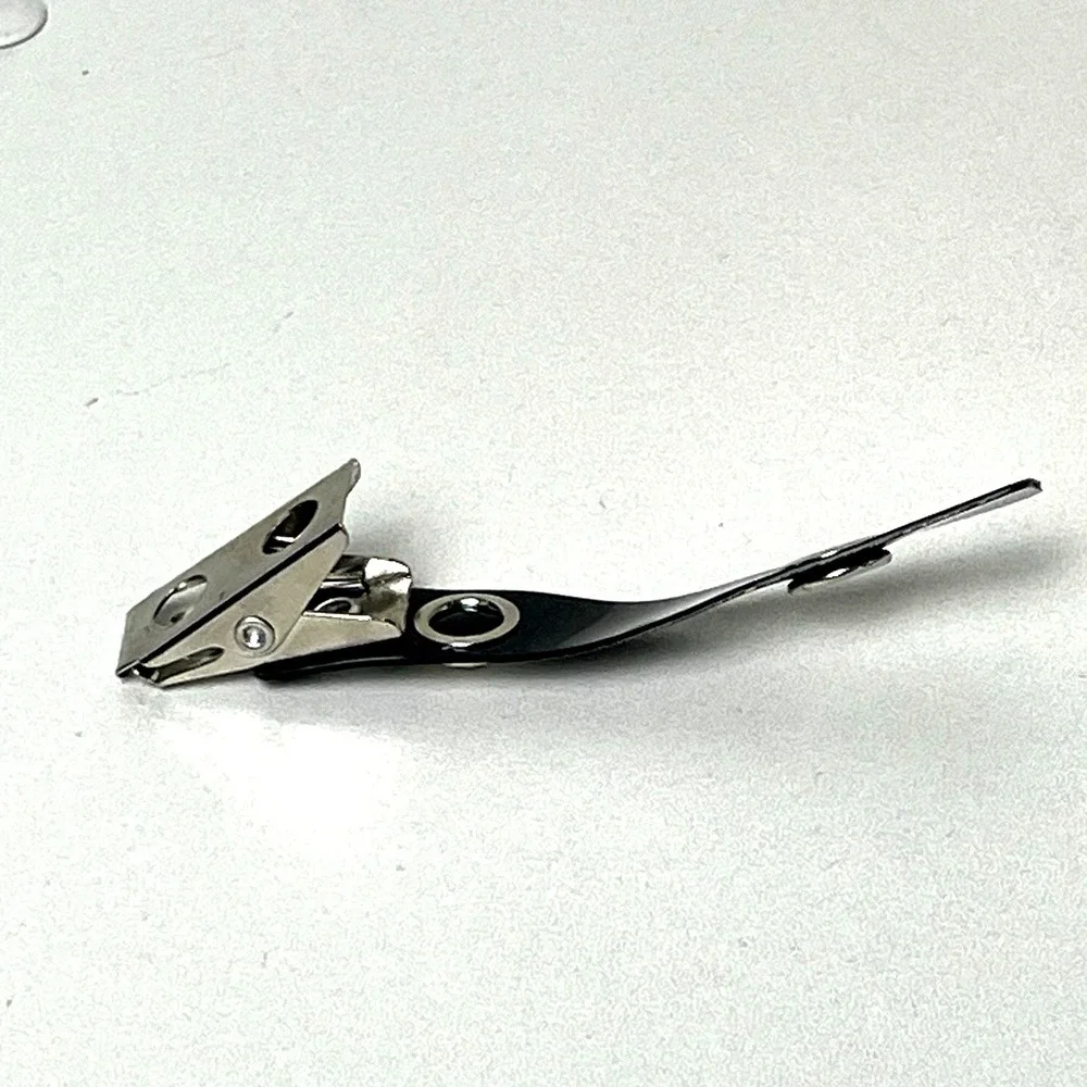 141 Pack Premium Badge Clips with Black Vinyl Strap & Metal Clip